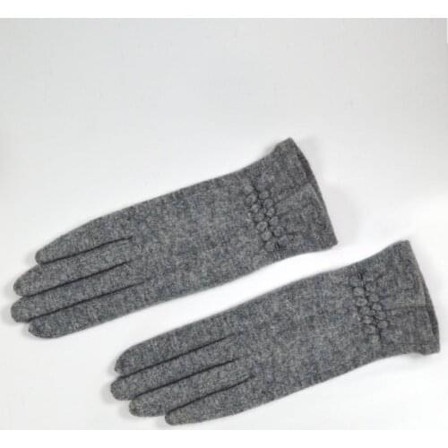 Winter Women Wool Gloves Cashmere Fall Thick Warm Mitten Touch Screen Ladies Wool Gloves Full Finger Female Luxury Winter Gloves