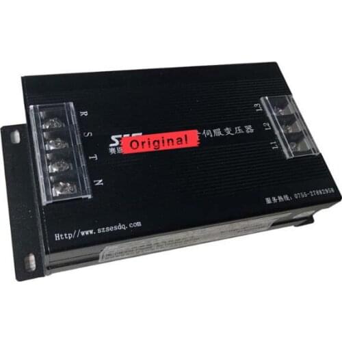 SES-8000 7.5KVA servo electronic isolation transformer three-phase transformer 380V to 200/220V