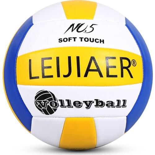 Standard Explosion-proof Volleyball Training Competition Volleyball Inflatable Soft Volleyball Indoor Beach Volleyball Pink