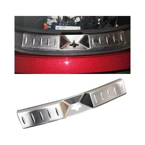 Stainless Steel Inner Rear Bumper Protector Sill Trim 1pcs For Nissan Leaf 2018