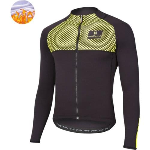 Wyndymilla 2021 Lange Winter Jas Kasjmier Mtb Wielertrui Fleece Warm Cycling Clothes Jerseys Men Zootecoi/nesta MMR RACING Full