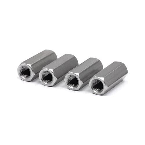 10pcs M2.5 hexagon connection column screws double pass isolation post nut pillar bolt stainless steel 4.5mm opposite length