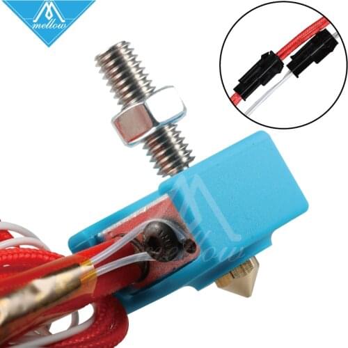 12V/24V 3D Printer Easy replacement MK8 extruder Silicone Sock Kit Hot End for creality cr-10 anet a8 1.75mm 0.4mm Nozzle hotend