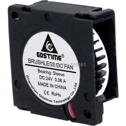 20 Pieces Gdstime 24V 30mm 3010 Blower Fan 30mm * 30mm * 10mm Mini Brushless Blower Cooling Cooler Fan