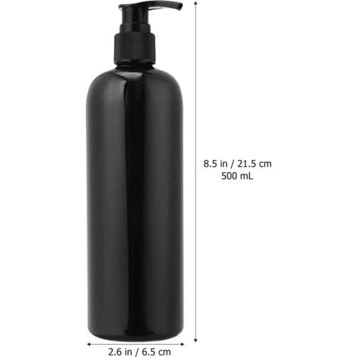 4Pcs Pump Bottle 500ml Empty Soap Dispenser Bottle With Pump For Bathroom Set