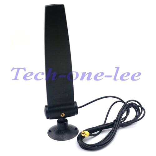 5 piece/lot 5.8ghz Antenne RP SMA male Connector 5.8G 2.4Ghz 18dbi Omni dual-band Antenna Free Shipping