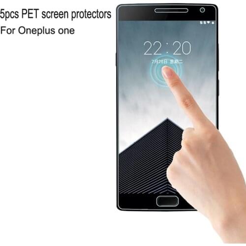 5pcs Pet Film For Oneplus One Clear Screen Protector