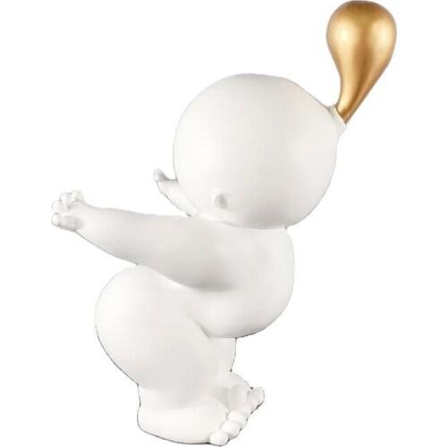 Abstract bubble blowing figure sculpture hotel lobby installation art glass fiber reinforced plastic window floor ornaments