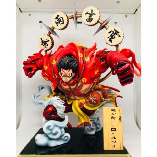 Anime One Piece Gear Fourth Leo of Sky Monkey D Luffy PVC Action Figure Models Toys