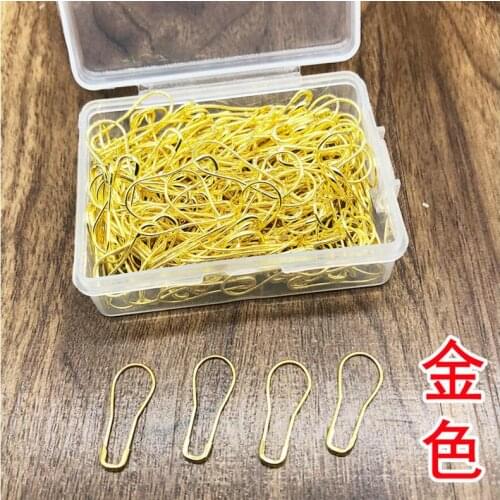 Free shipping 200pcs/pack Gourd Shape Safety Pins Metal Clips Gourd Pins Knitting Cross Stitch Marker Tag Pins Clips
