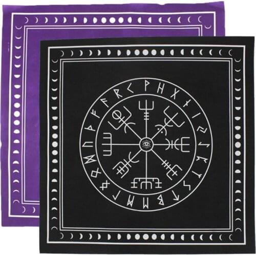Big sale50*50cm Non-woven Tarots Tablecloth Rune Divination Altar Patch Tarots cloth