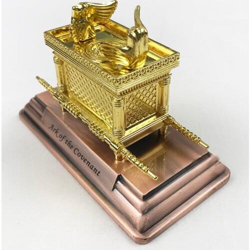 Israel Judaism Alloy Ark Home Decoration Christian Jewish Supplies Party Gift Gold Lamp Table Ark Of The Covenant