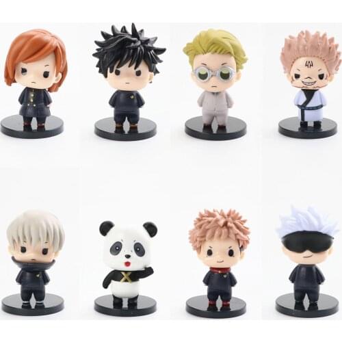1Pc Random Send 7cm New Style jujutsu kaisen Action Figure Toy Cartoon Gojo Satoru Yuji Itadori Kugisaki Nobara Amine Model Toys