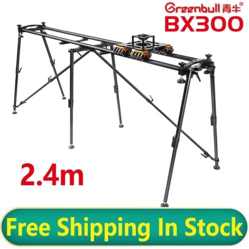 Greenbull BX300 1.6m Portable Motorized Video Dslr Electronic Camera Track Dolly Slider Dolly&rail 1.6 Meter 70KG