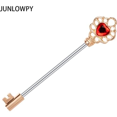 JUNLOWPY 14 Gauge Ear Bar Key Industrial Barbell Tragus Cartilage Earring Wholesale Body Piercing Jewelry for Women Men 20pcs