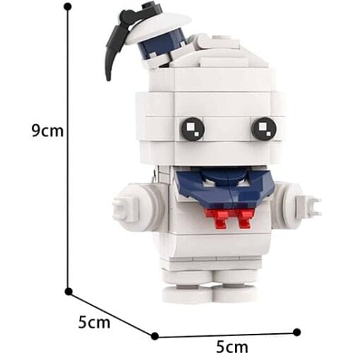 MOC Hunting Team Figure Bricks Model Classic Fairy Ghost Building Blocks Kit Sickle Boy Cartoon Character for Children Toy Gift