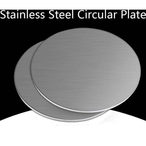 Stainless Steel Circular Plate 304 Disc Plate Circular Flat-plate Round Disk Sheet Thickness 1.5 2 2.5 3mm