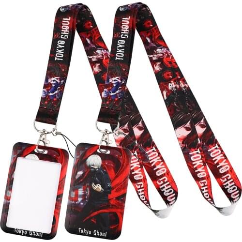 LT1166 Japanese Anime Lanyard For Keychain ID Card Cover Pass Mobile Phone Badge Holder Key Ring Straps Accessories Jewelry