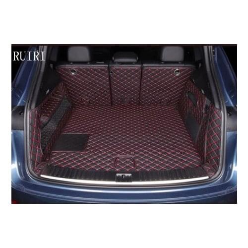 Best quality! Special car trunk mats for Porsche Cayenne E3 2021 waterproof cargo liner mats boot carpets for Cayenne 2020-2018