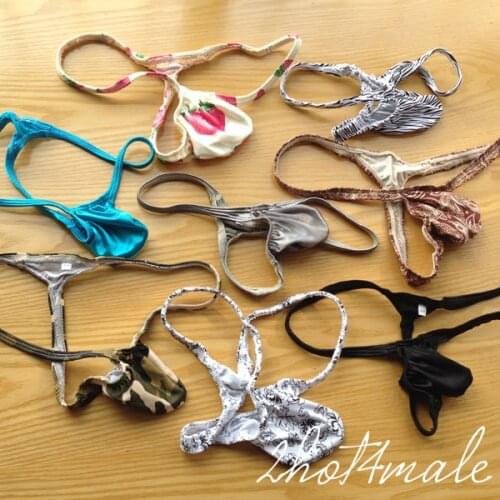 Mens Sexy Underwear String Penis Pouch Thong Bulge Bud Men G strings Gay Straight ~ Many Colors