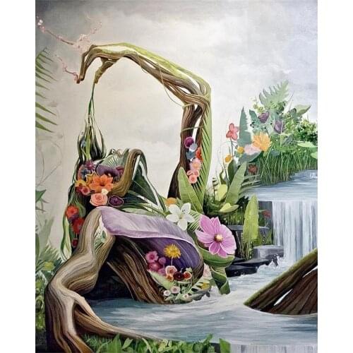 FSBCGT DIY Oil Painting By Numbers Abstract Celebrity Art Pictures By Numbers Drawing On Canvas Home Wall Decor