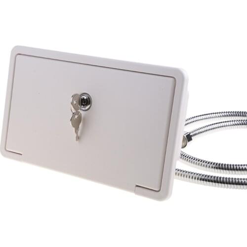 N84F RV Shower Box Kit with Lock-Includes Shower Faucet Shower Hose Shower Wand for Boat Marine Camper Motorhome Caravan