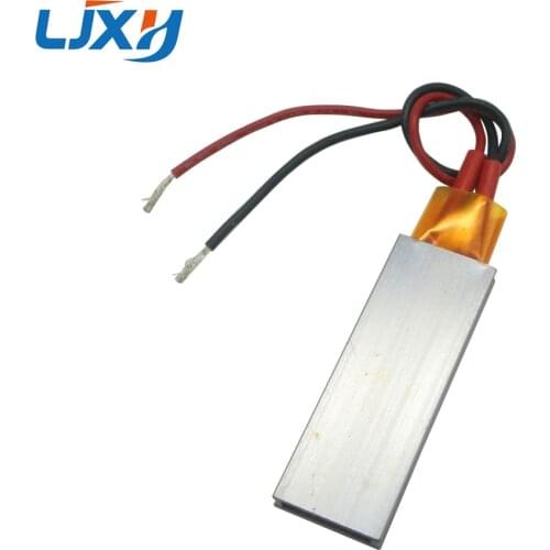 LJXH 2PCS PTC Heating Element 80/100/120Degrees AC/DC220V Size 60x21x5mm PTC Heater Aluminum Shell Constant Temperature