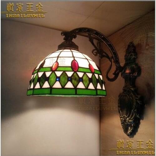 Nordice wall light iron bedside bedroom living room espelho