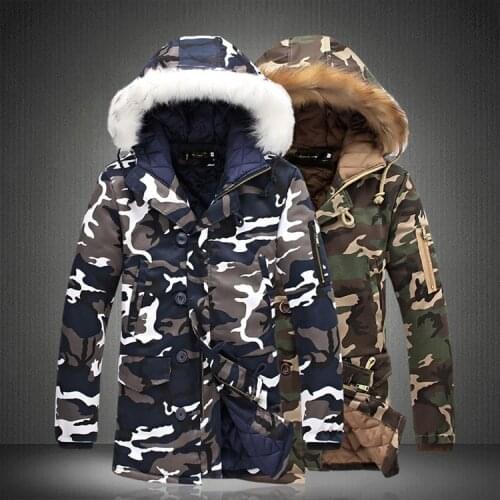 2021 Teens New Winter Mens Jacket Stylish Male Cotton Coat Thick Warm Man Clothing Brand Mens Apparel Warm Parka