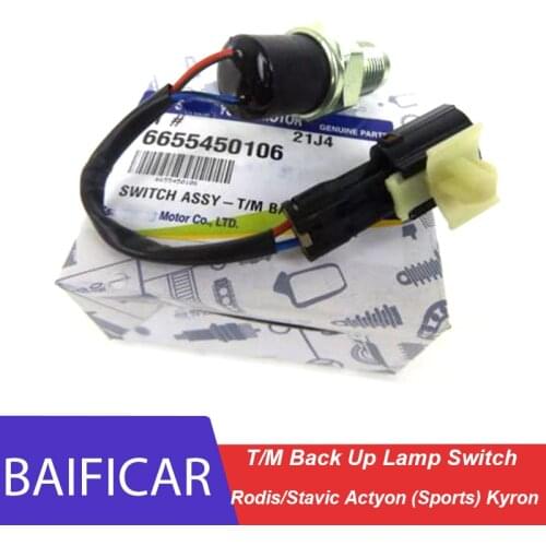Baificar Brand New Genuine T/M Back Up Lamp Switch 6655450106 For Ssangyong Rodis/Stavic Actyon (Sports) Kyron