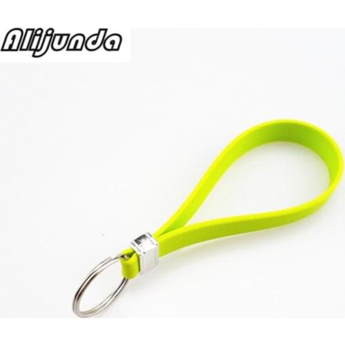 New silicone key long wristband bracelet key spoon portable key chain for Hyundai ix35 iX45 iX25 i20 i30 Sonata,Verna,Solaris,E