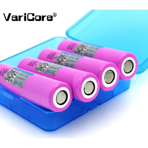 VariCore original 4pcs 18650 lithium battery 3.7V 3000mAh INR18650 30Q rechargeable battery + battery storage box