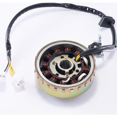 Pedal motorcycle engine head accessories ignition coil EFI 12 pole waterproof GY6-125 flywheel