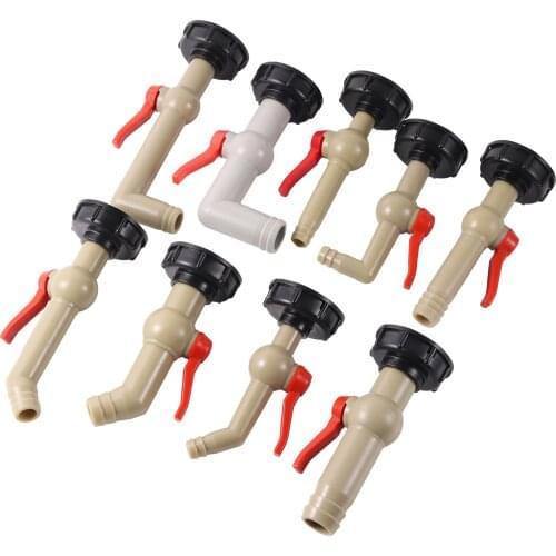 Durable water Tank fittings S60X6 Thread to 1/2" 3/4" 1" garden hose connector IBC tank Valve Replacement Adapter