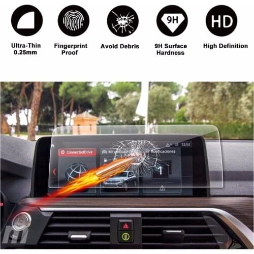 RUIYA car navigation screen protector for X3 G01 10.25inch 2019 navigation touch screen,9H tempered glass screen protective film