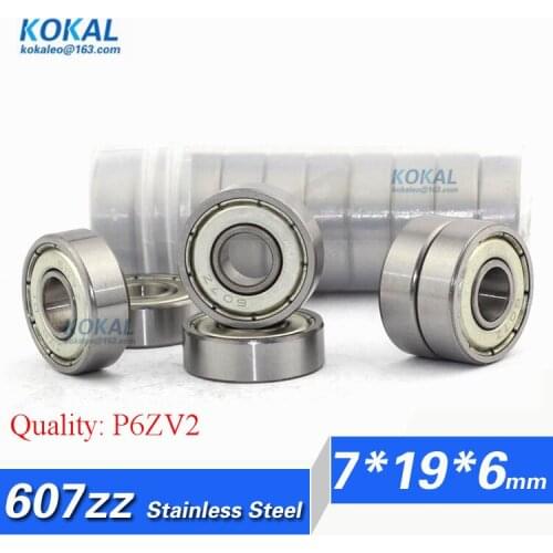 [S607ZZ-P6]10PCS Free Shipping stainless steel 440C Ball Bearing S607 S607-2Z S607ZZ S60017-2Z 7mm*19mm*6mm