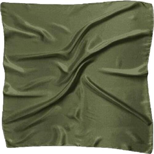 Satin Silk Large 90x90 cm Square Plain Nautical Head Neck Scarf Wrap 24 Colours Foulard Square Head Scarves Wraps femme musulma