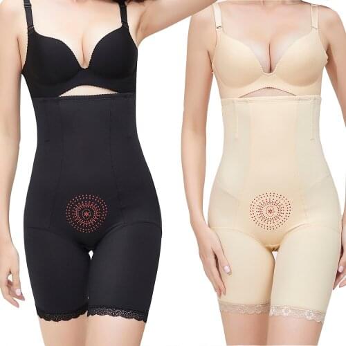 High Waist Trainer Body Shaper Shorts Shapewear for Women Panties Hip Butt Lifter Tummy Control Thigh Lace Slimming Underwear M