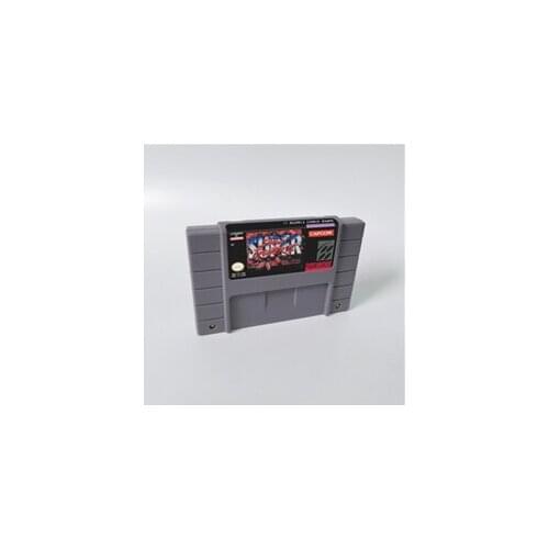 Super Street Game Fighter II The New Challengers - Action Game Card US Version English Language