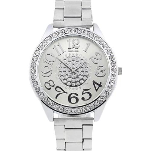 Reloj Mujer 2021 New High Quality Tricolor Full Steel Quartz Watch Women Luxury Rhinestone Womens Watches Relogio Montre часы