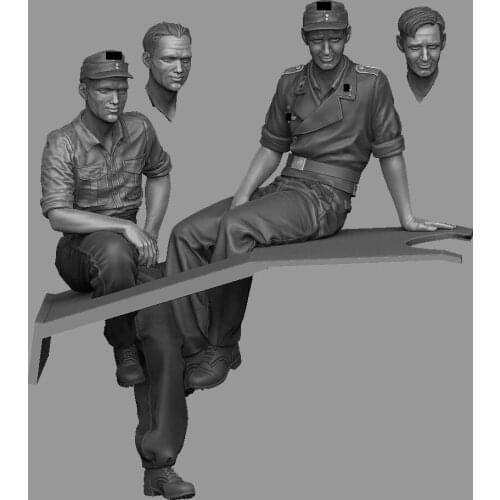 1/35 Resin Model Figure GK , Unassembled and unpainted kit