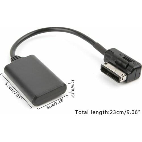 Car Bluetooth Module Aux Receiver Cable Adapter Plug MMI Connector Into Radio Socket For Mercedes Benz W212 S212 C207