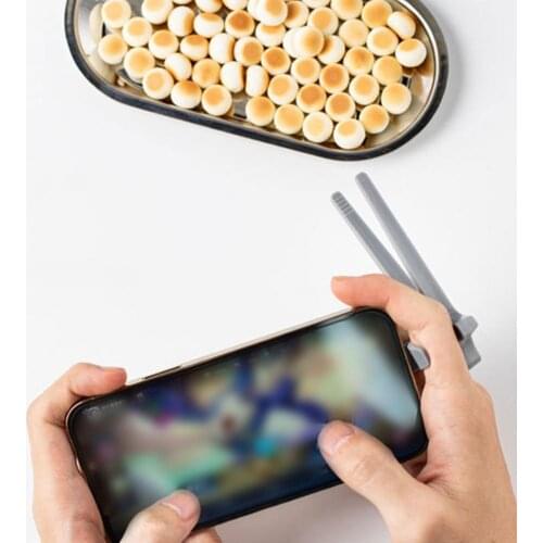 1Pc Hands-free Chopstick for Hamers Easy to Use Plastic Multifunctional Snack Clip Tong for Gaming Chopstick