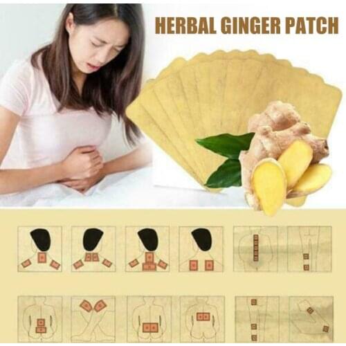 Hot 10/20/50PCS Herbal Ginger Patch Nature Solutions Ginger Extract Foot Pads Relieve Pain sy998