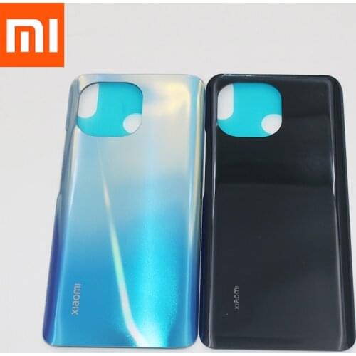100% Original New Xiaomi Mi 11 Mi11 Back Glass Housing Cover Rear Door Replacement Parts With Adhesive Sticker & Logo 6.81 inch
