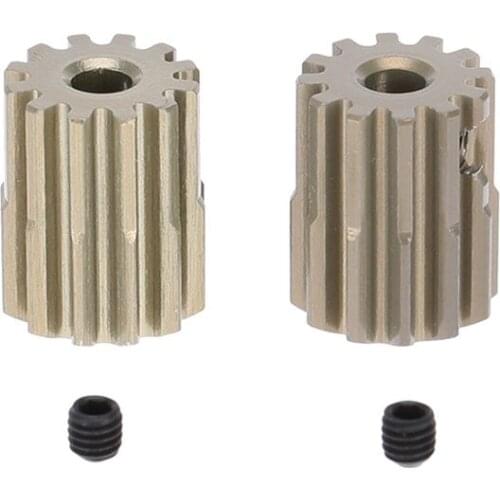 2Pcs 32DP 3.175mm 12T Pinion Motor Gear for 1/10 RC Car Brushed Brushless Motor