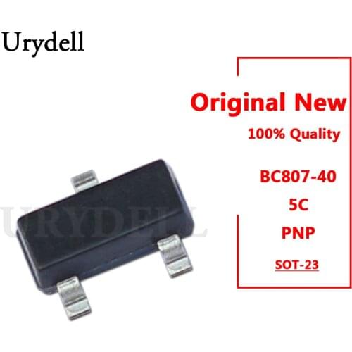 50pcs BC807-40 5C PNP General Purpose Transistor SOT-23 New and Original