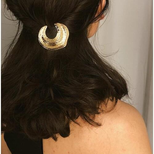 60pcs/lot Retro MFM Starfish Hair Clip Irregular Meniscus Stars Hairpins Hair Accessories HA1104