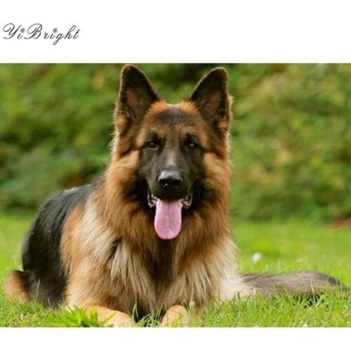 5D DIY Diamond Embroidery,Animal German Shepherd Dog Pet customization Diamond Painting,Cross Stitch,3D,Diamond Mosaic,Christmas