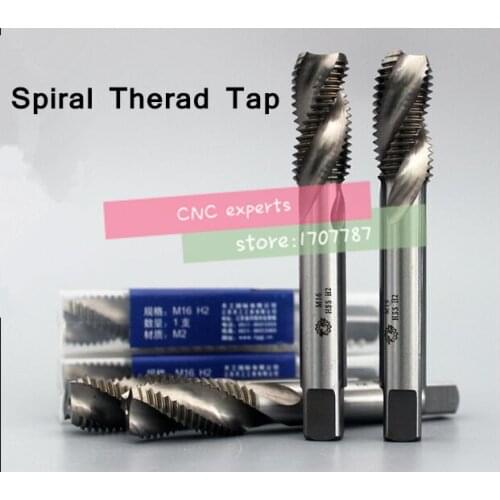 Free shipping 10PCS M3~M12 full grinding high speed steel machine taps spiral groove machine tap ,Spiral Thread Tap